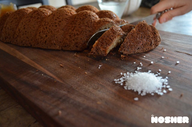 Challah with salt