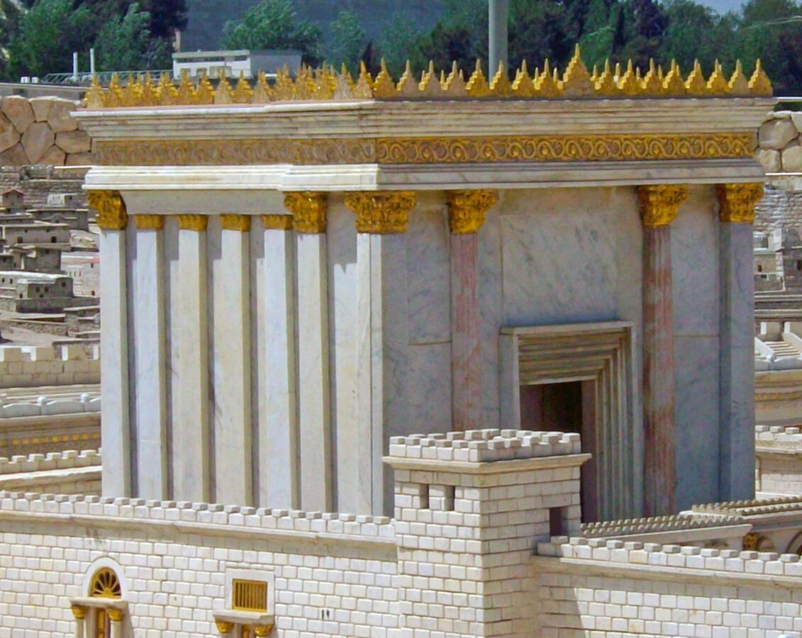 Artistic rendering of the ancient Temple in Jerusalem.