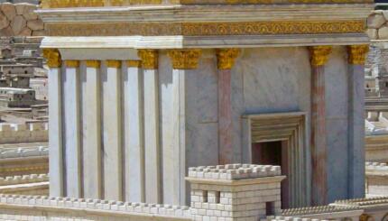Artistic rendering of the ancient Temple in Jerusalem.