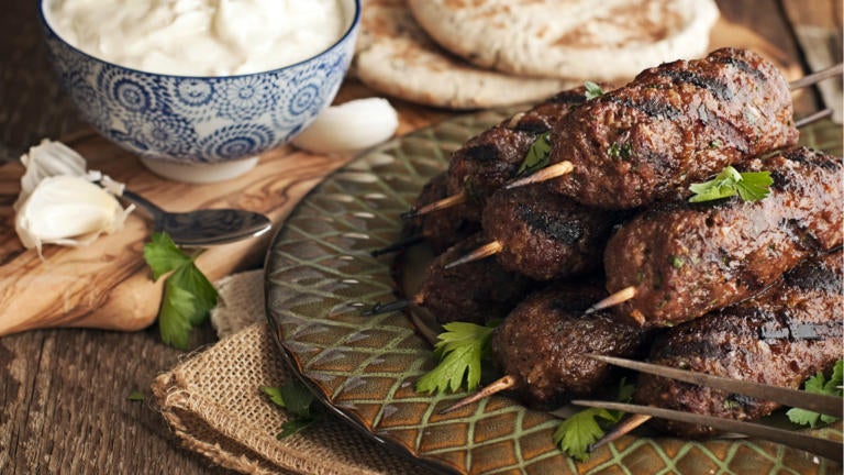 Kufta kebab.