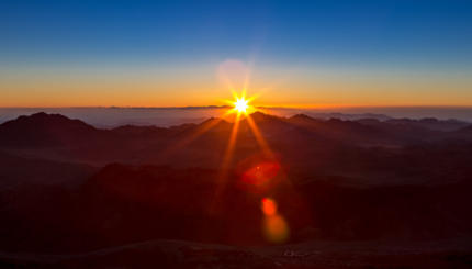 Mount Sinai, Mount Moses in Egypt. Africa.