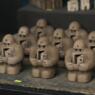 figurines depicting the golem of prague