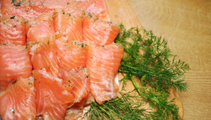 homemade gravlax