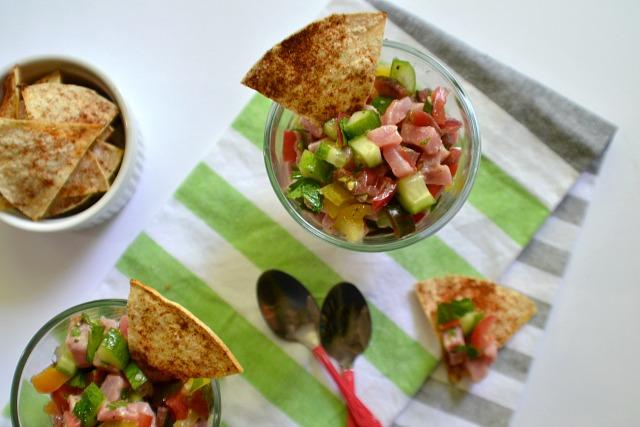 Israeli Salad Ceviche