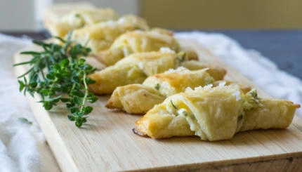 savoury rugelach cheese and herb cookies Italian jewish