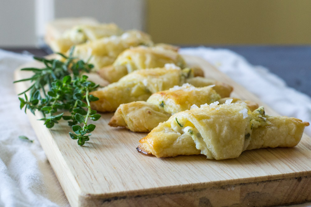 savoury rugelach cheese and herb cookies Italian jewish