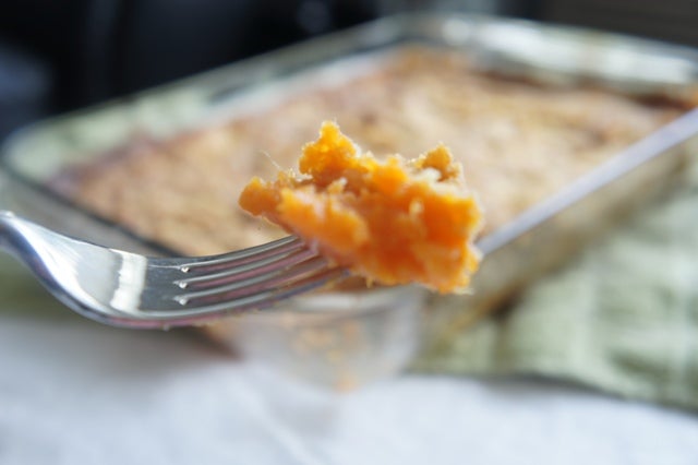 Half Box Vanilla Cake Mix And Sweet Potatoes Half Box Vanilla Cake Mix And Sweet Potatoes