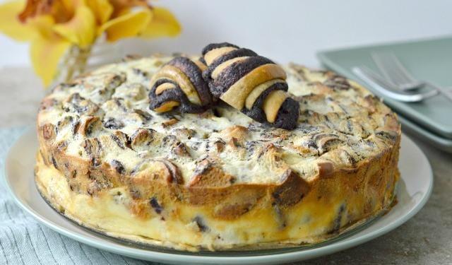 Rugelach Bread Pudding Cheesecake