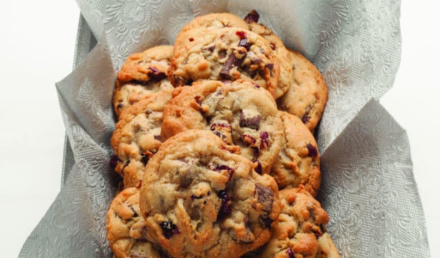 easy chocolate cookie recipe cranberry