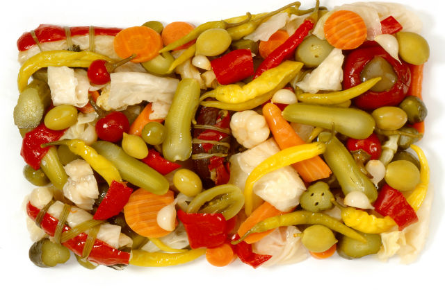 pickled veggies mixed