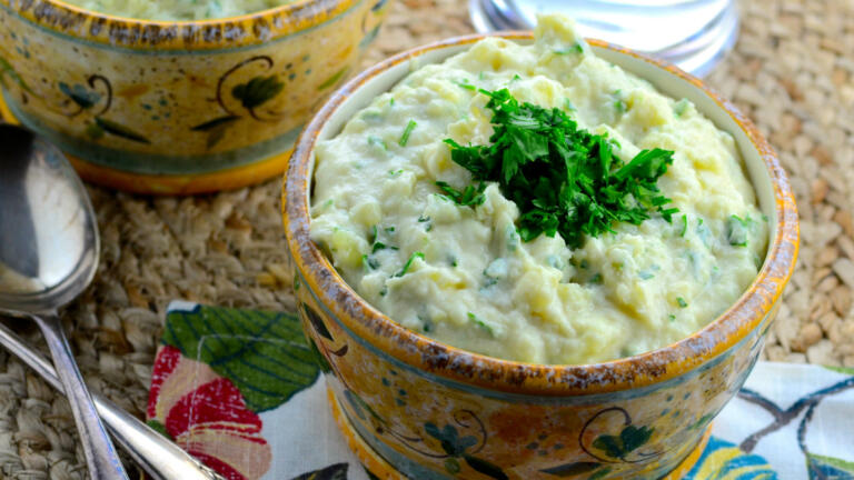 tahini mashed potatoes recipe