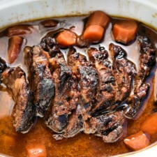 Crockpot Sweet and Sour Brisket-image