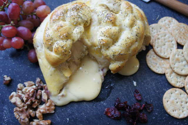 melty brie challah