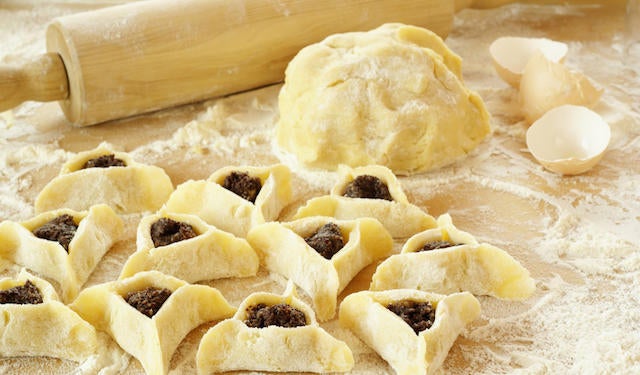 hamantaschen purim dough baking