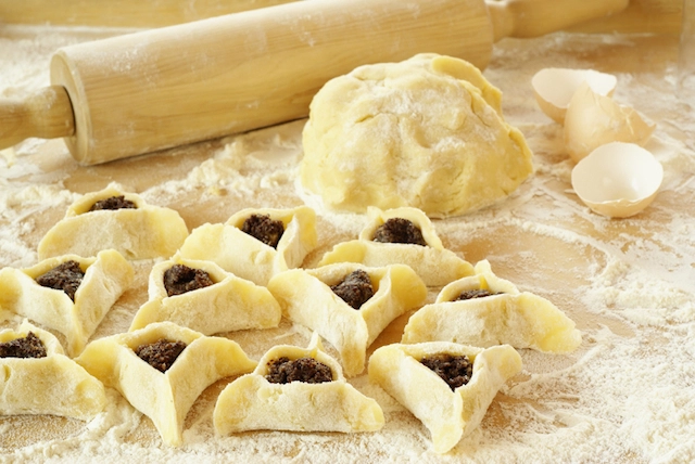 hamantaschen purim dough baking