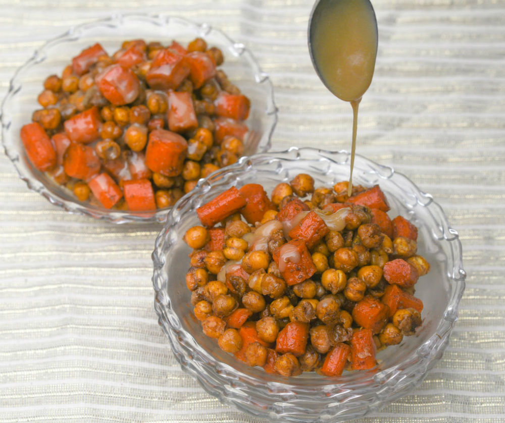 carrots and chickpeas w tahini2