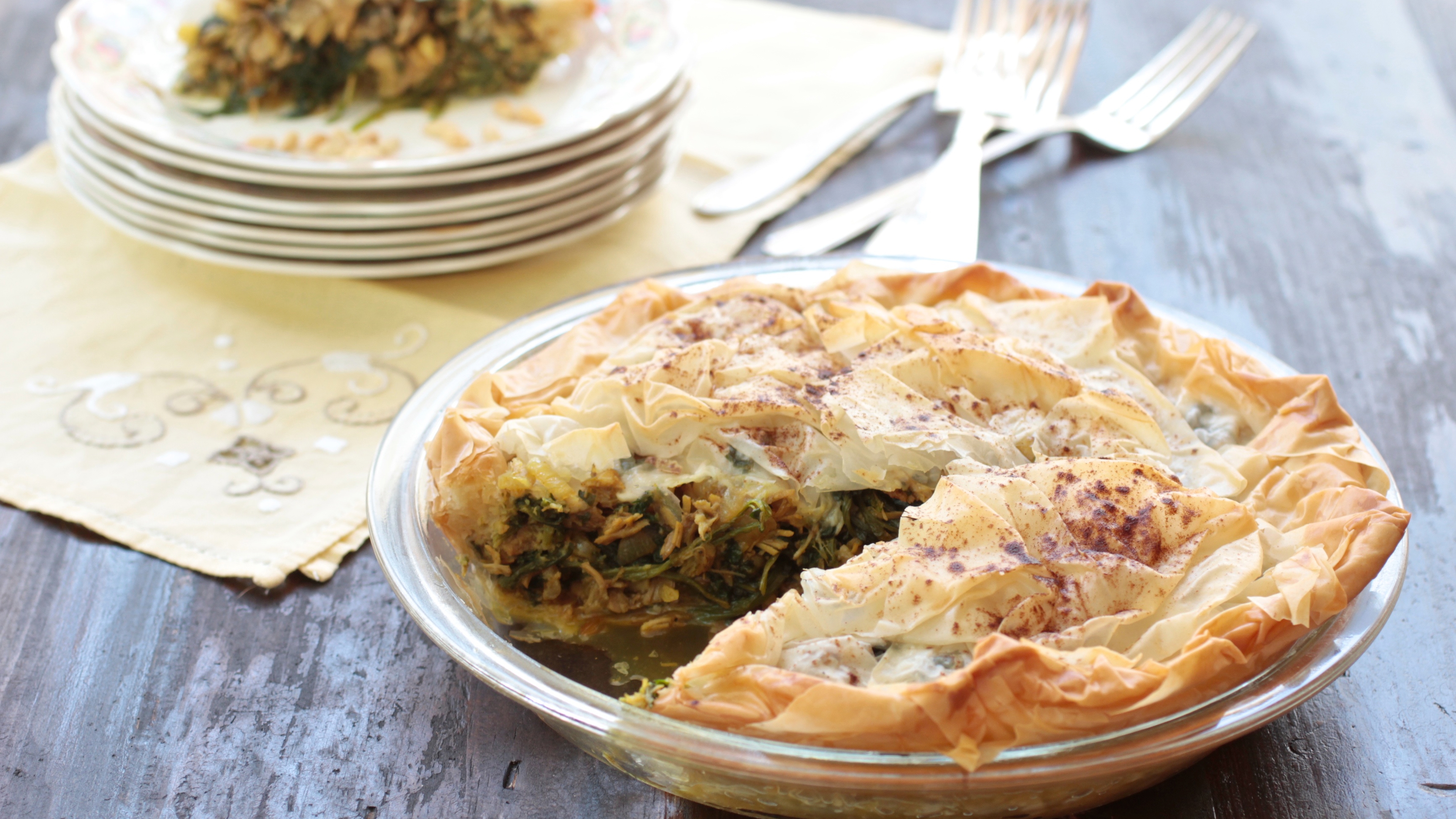 moroccan spinach pie