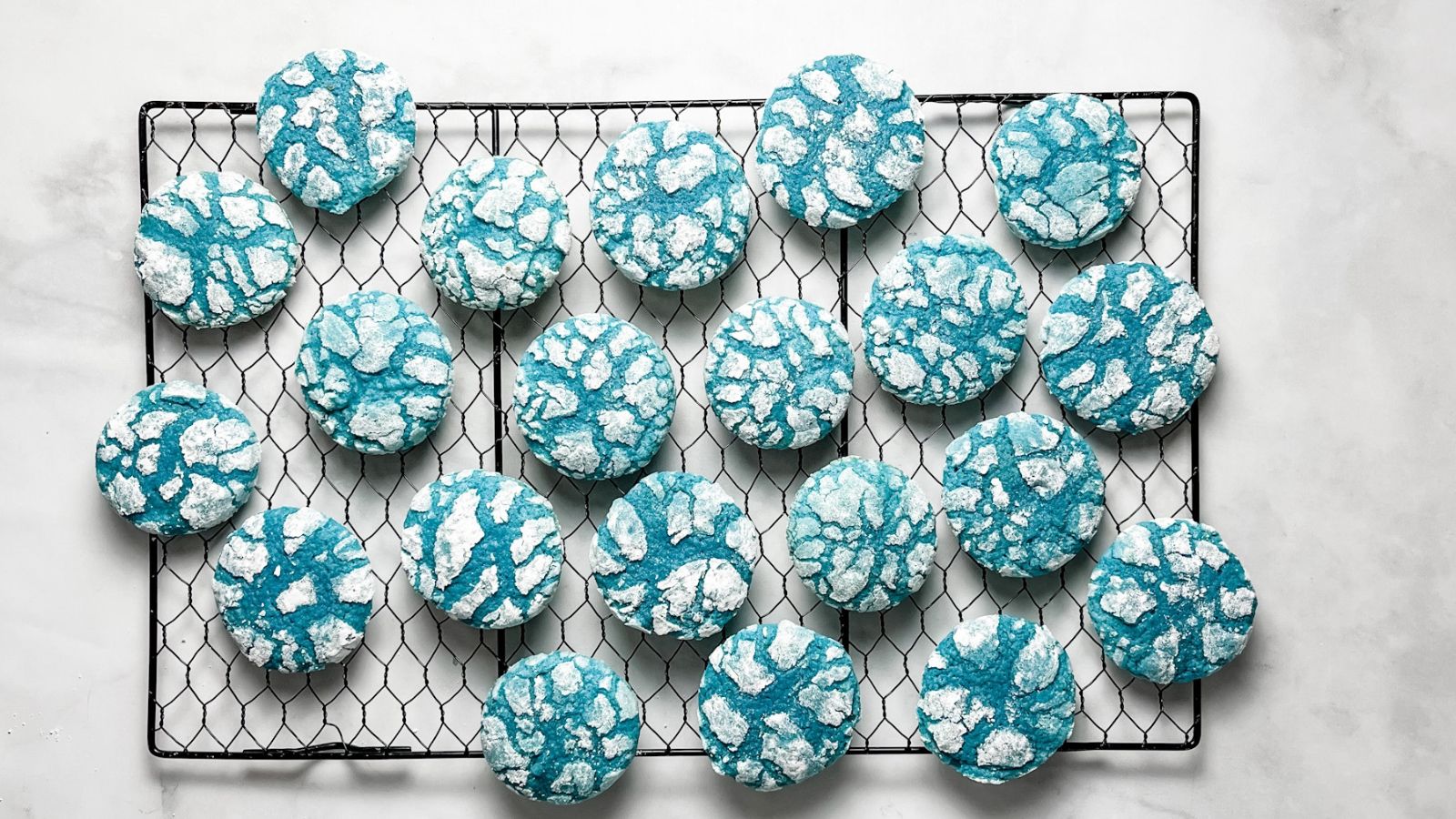 Blue Crinkle Cookies Recipe 