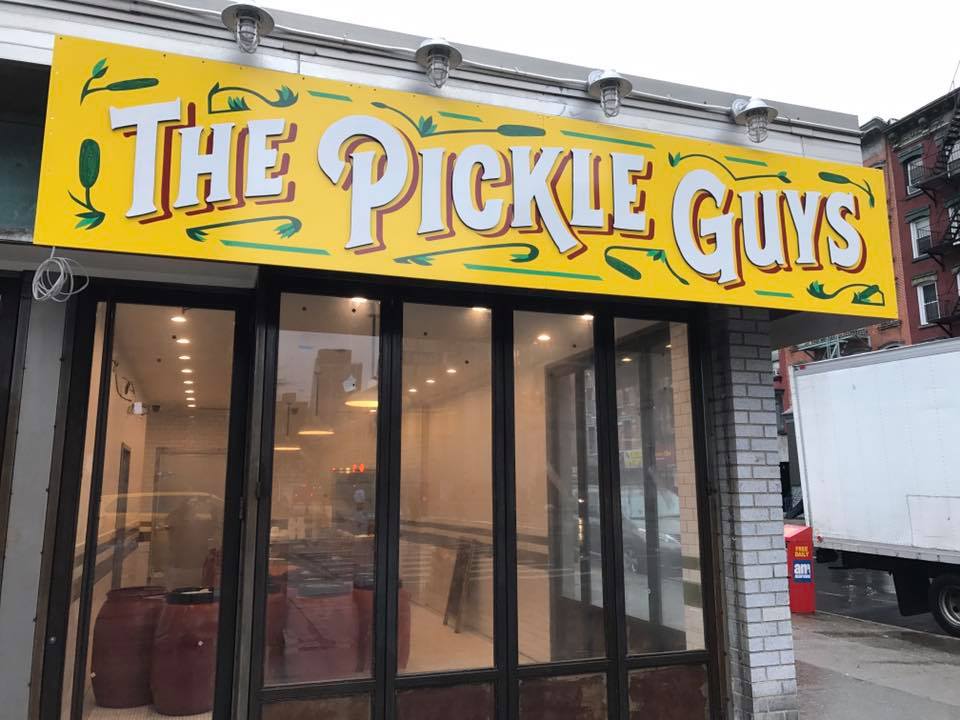 The Pickle Guys store in the Lower East Side of New York on Sunday, April  2, 2017. Everyone from millennials to former Lower East Sider's descend on  the store to buy the