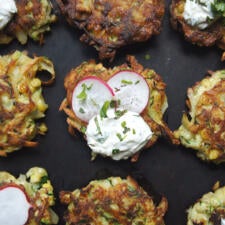 Summer Corn and Zucchini Latkes-image