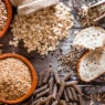 A variety of grains, including leavened and unleavened grains, as well as hametz, the five types of grains that are traditionally forbidden on Passover.