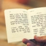 man holding kaddish prayer