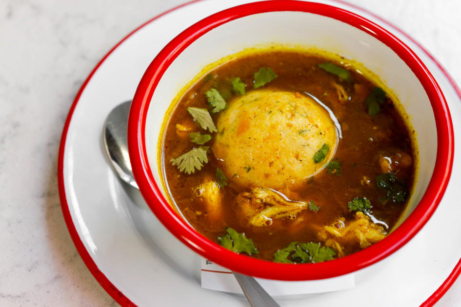 Yemenite Matzo Ball Soup