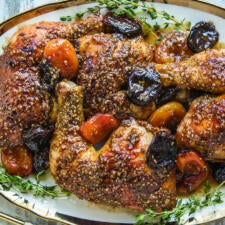 Honey Roasted Za'atar Chicken with Dried Fruit-image