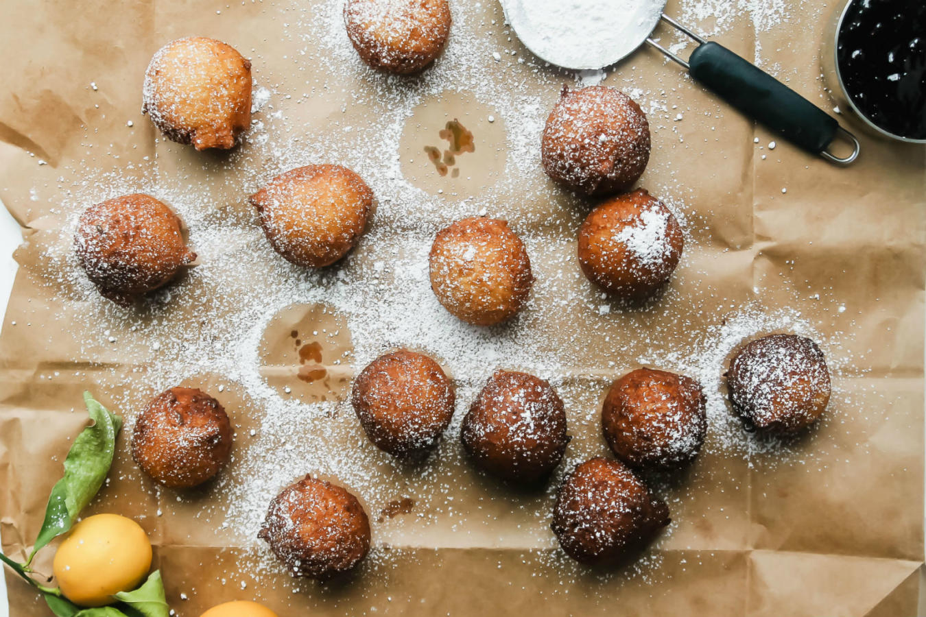 lemon ricotta fritters