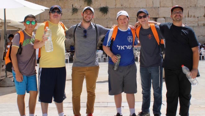 disabled israel trip at western wall