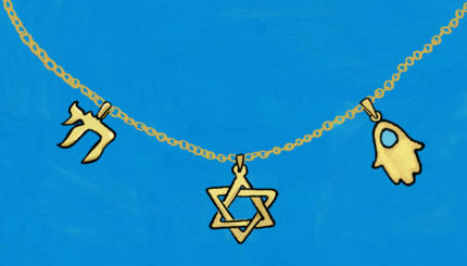 Jewish Charm Necklace