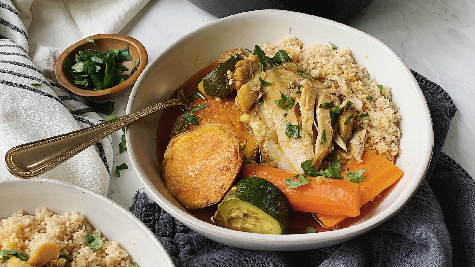 Moroccan Couscous and Chicken