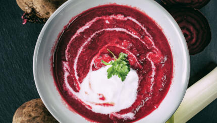 Jewish tradition of chilled soups