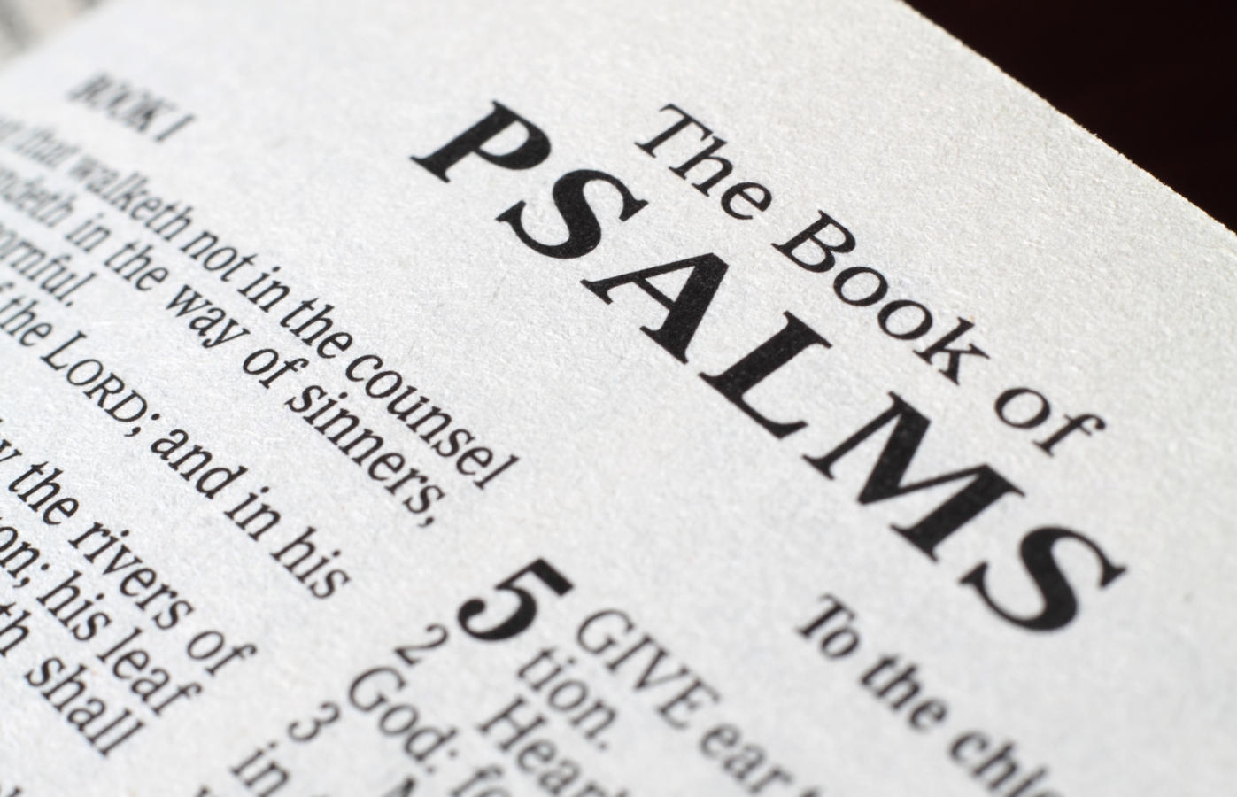 Book of Psalms