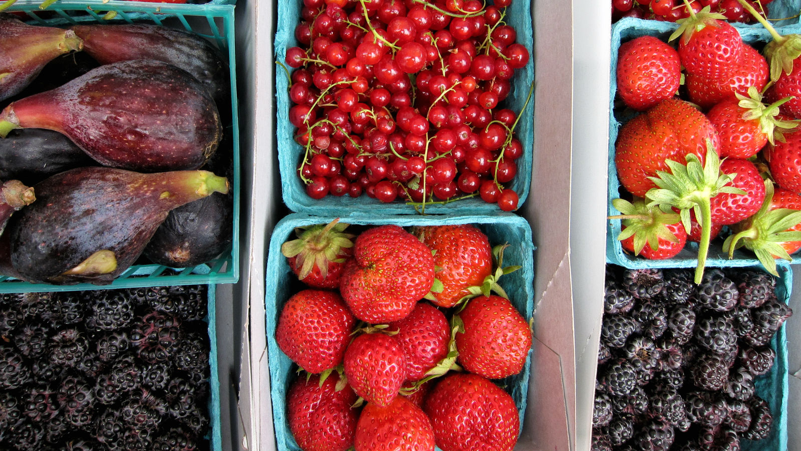 Figs, Strawberries, Blackberries, Strawberries