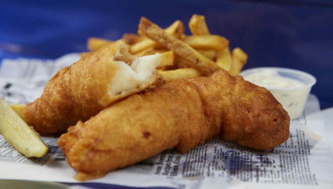 Jewish history fish and chips