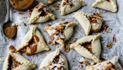 dulce de leche hamantaschen recipe purim cookie alfajores jewish