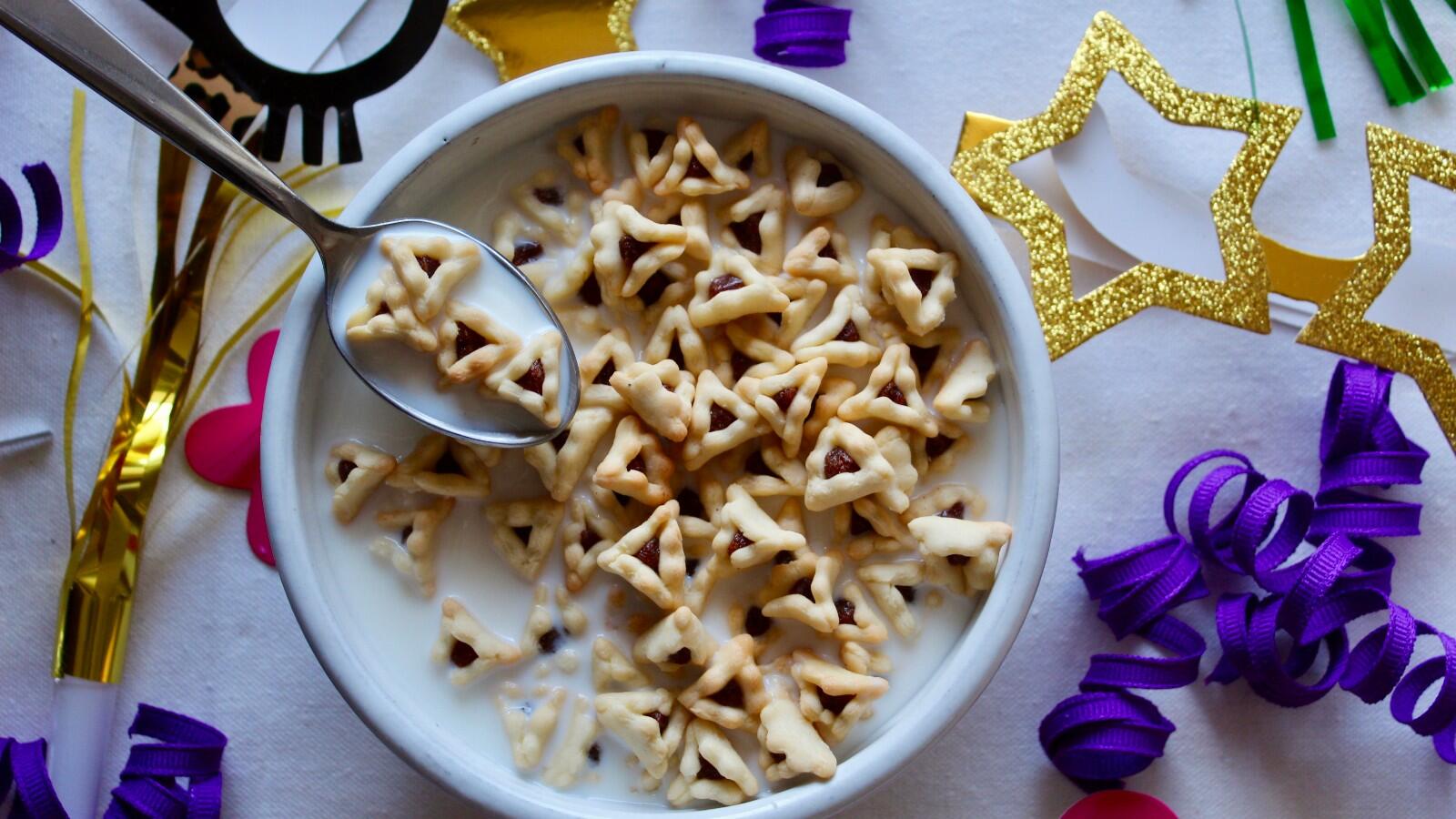 hamantaschen cereal recipe purim breakfast jewish