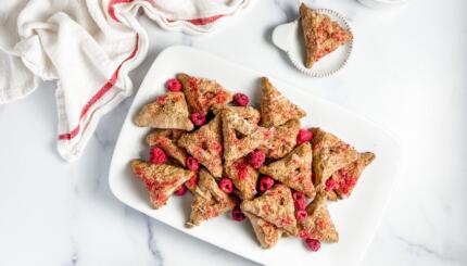 raspberry cheesecake hamantaschen cookies for Purim
