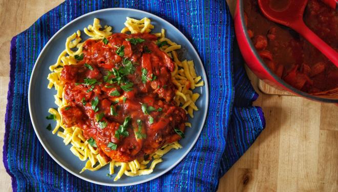 easy chicken paprikash recipe