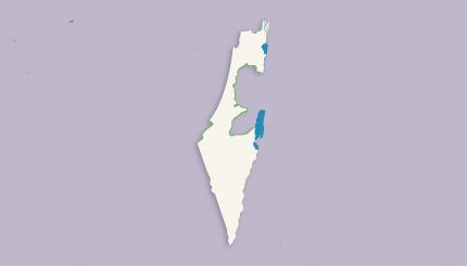 green line map of israel