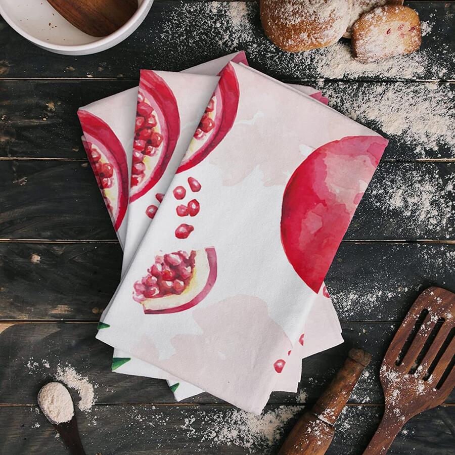 Pomegranate dish towel