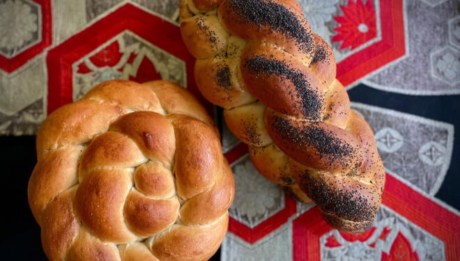 vegan challah