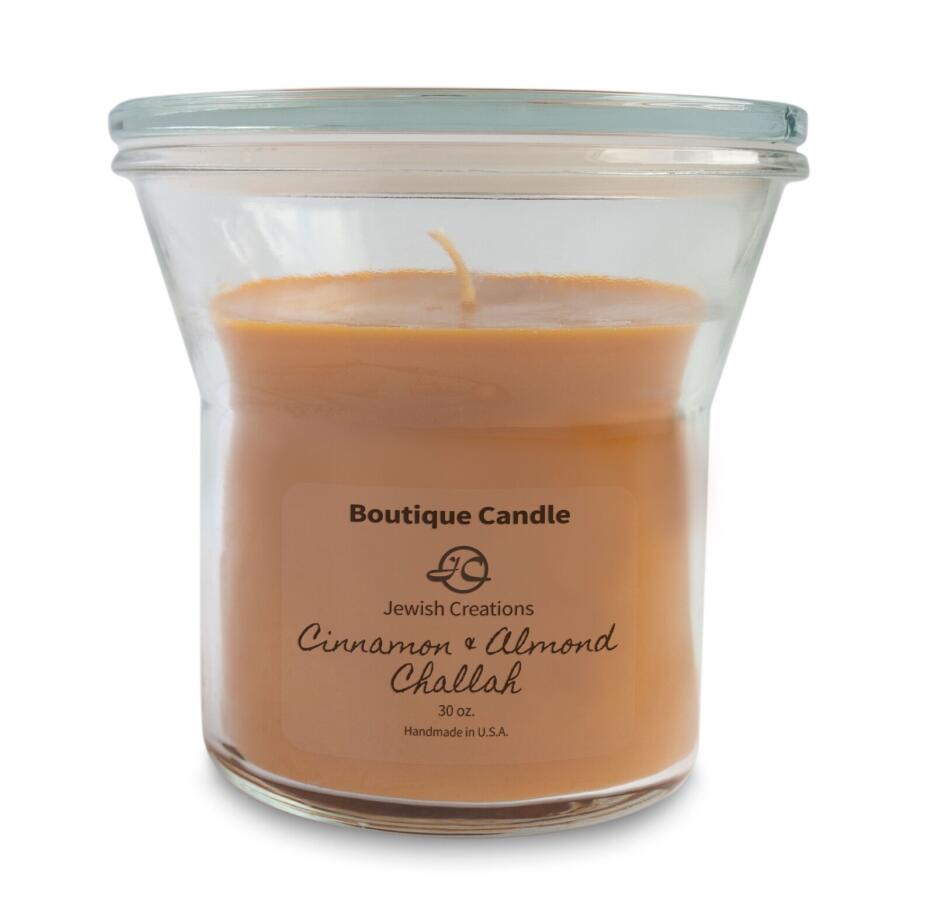 Cinnamon and Almond scented candle