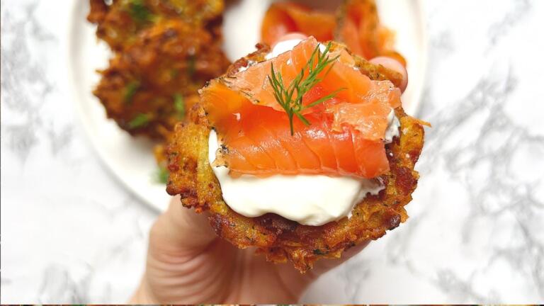 stuffing latkes