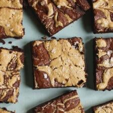 Flourless Chocolate Tahini Brownies-image