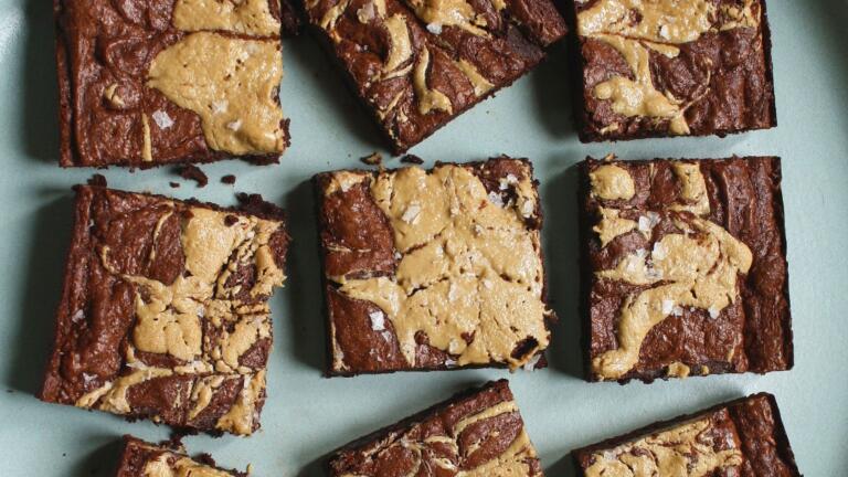 gluten free tahini brownies