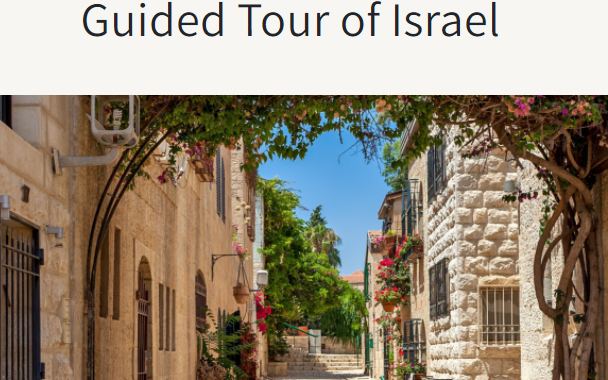 guided tour of israel