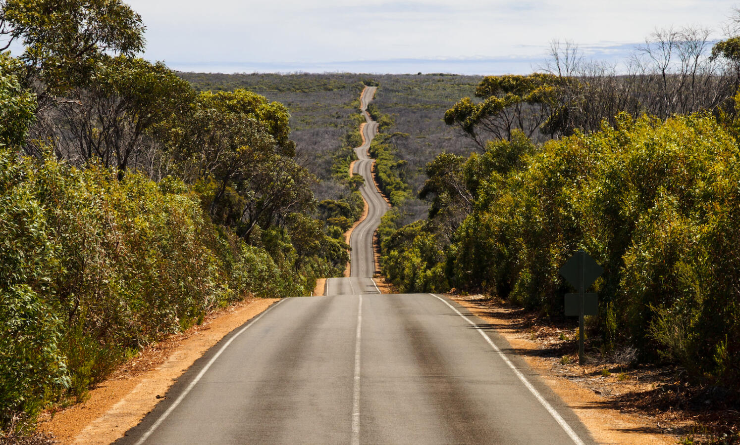 Road in Flinders Chase National Park, Kangaroo Island, Australia