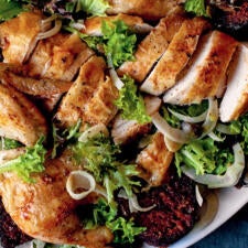 Slow-Roasted Chicken with Schmaltzy Croutons Recipe-image